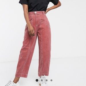 ASOS Ovoid Mulberry Boyfriend Jeans
